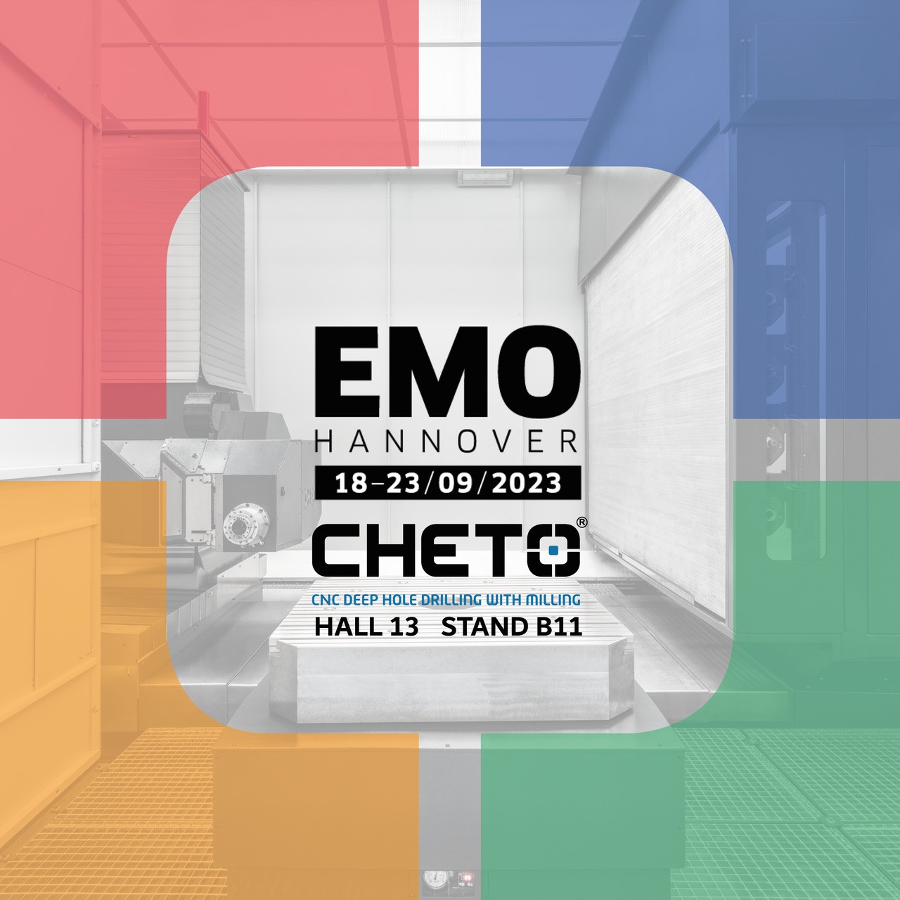 Presença CHETO na EMO HANNOVER 2023