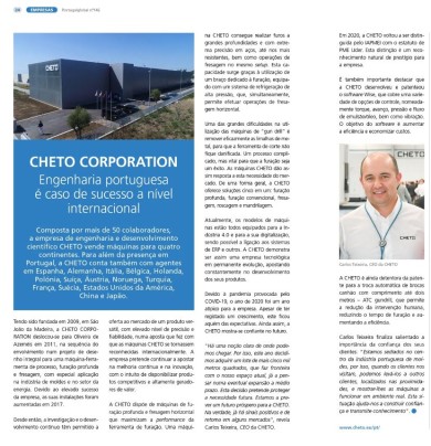 Artigo  PortugalGlobal: Entrevista sobre a Cheto Corporation