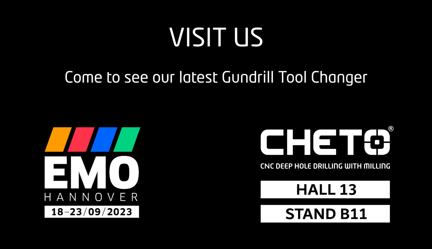 Visite-nos na EMO HANNOVER 2023 | Hall 13 Stand B11